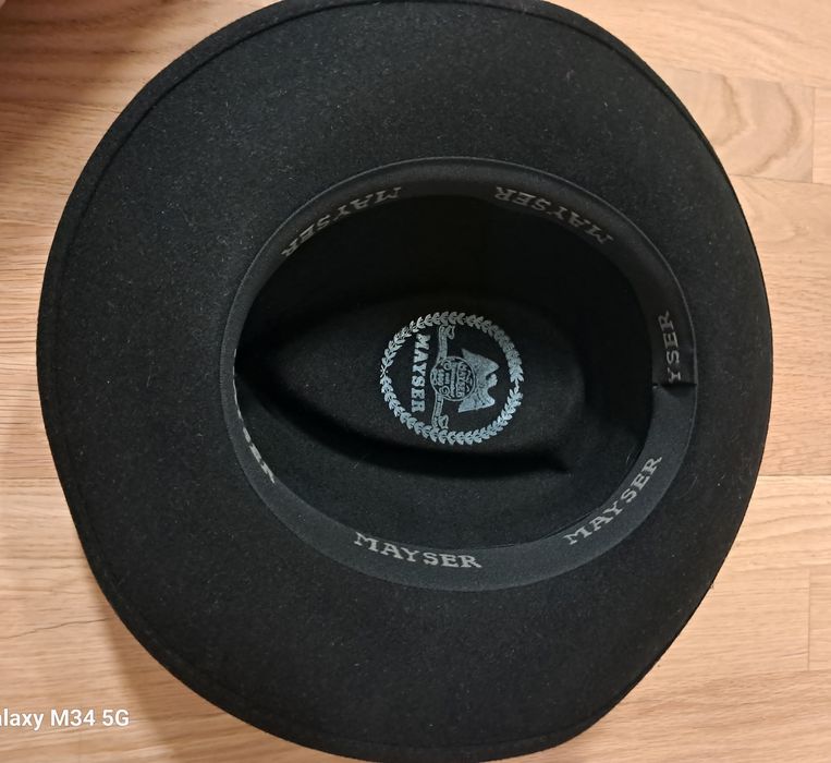 Kapelusz  męski typ"fedora niemieckiej firmy Mayser,stan idealny