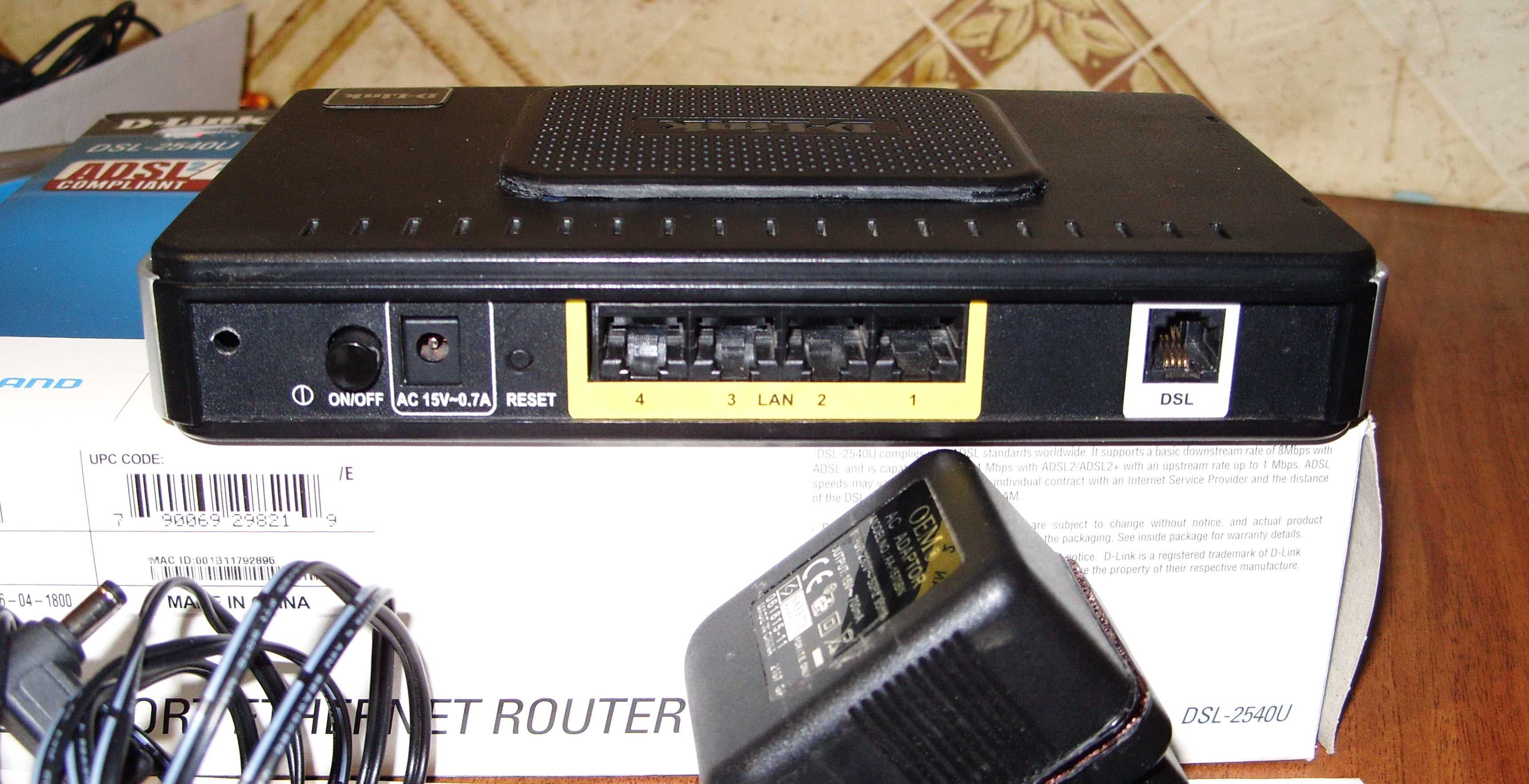 ADSL модемы D-Link DSL-2540U и USRobotics 9112