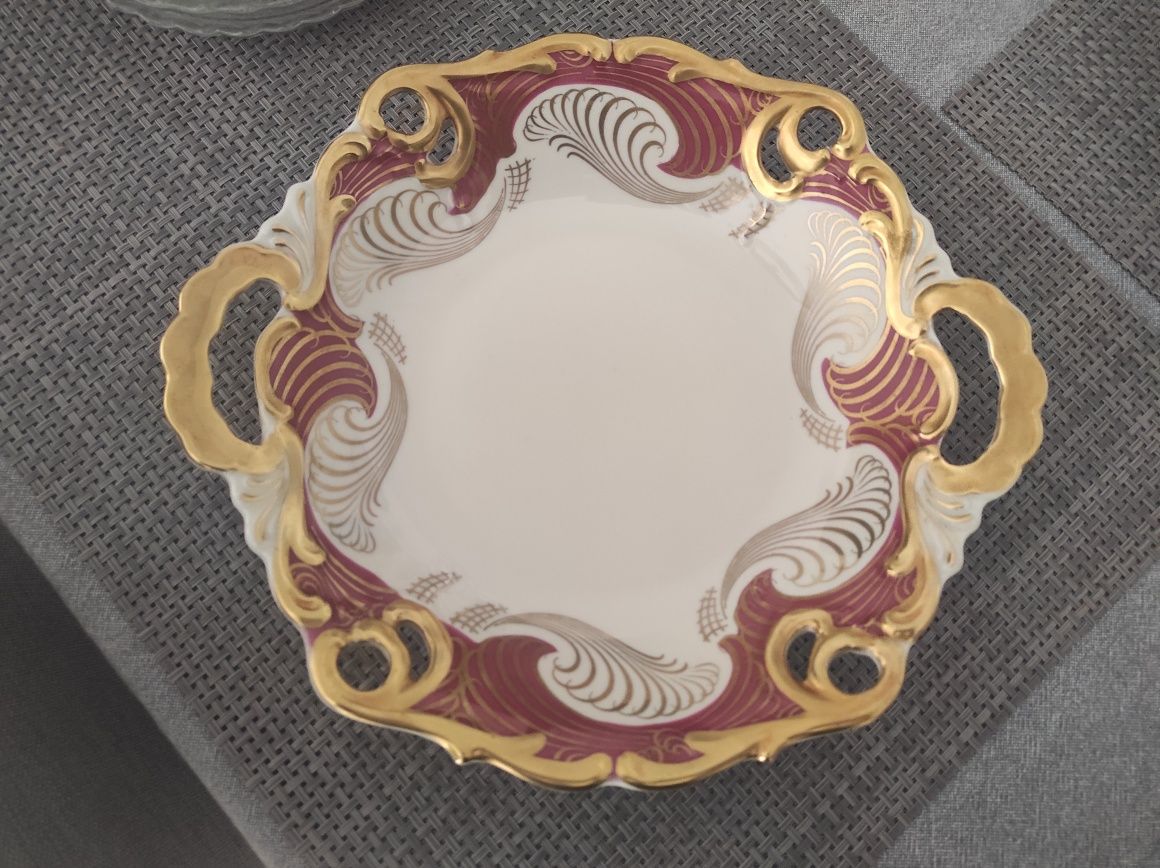 Porcelana Bavaria dourada