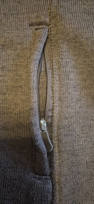 Bluza typu polar brązowa