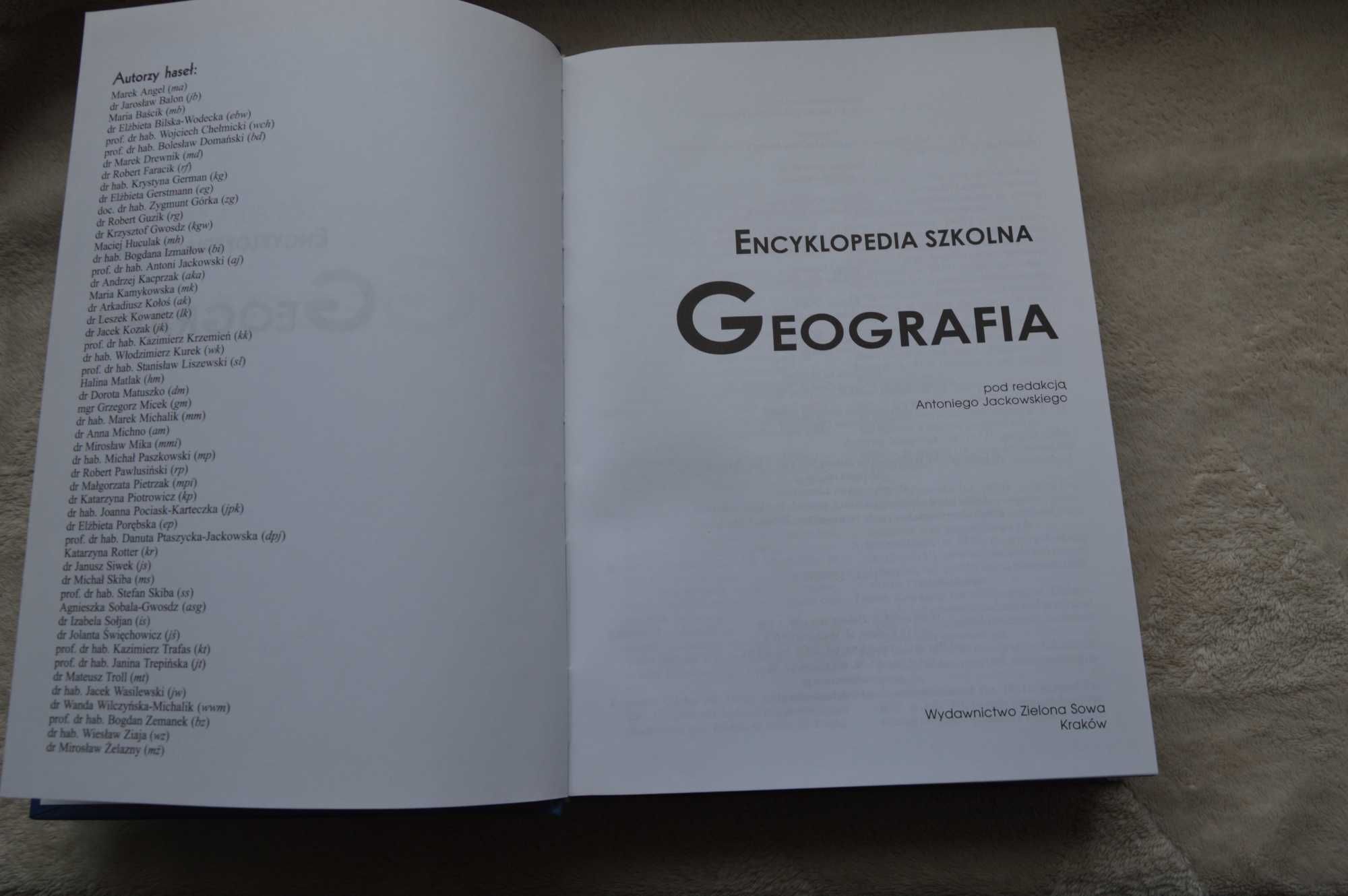 Encyklopedia szkolna Geografia Antoni Jackowski