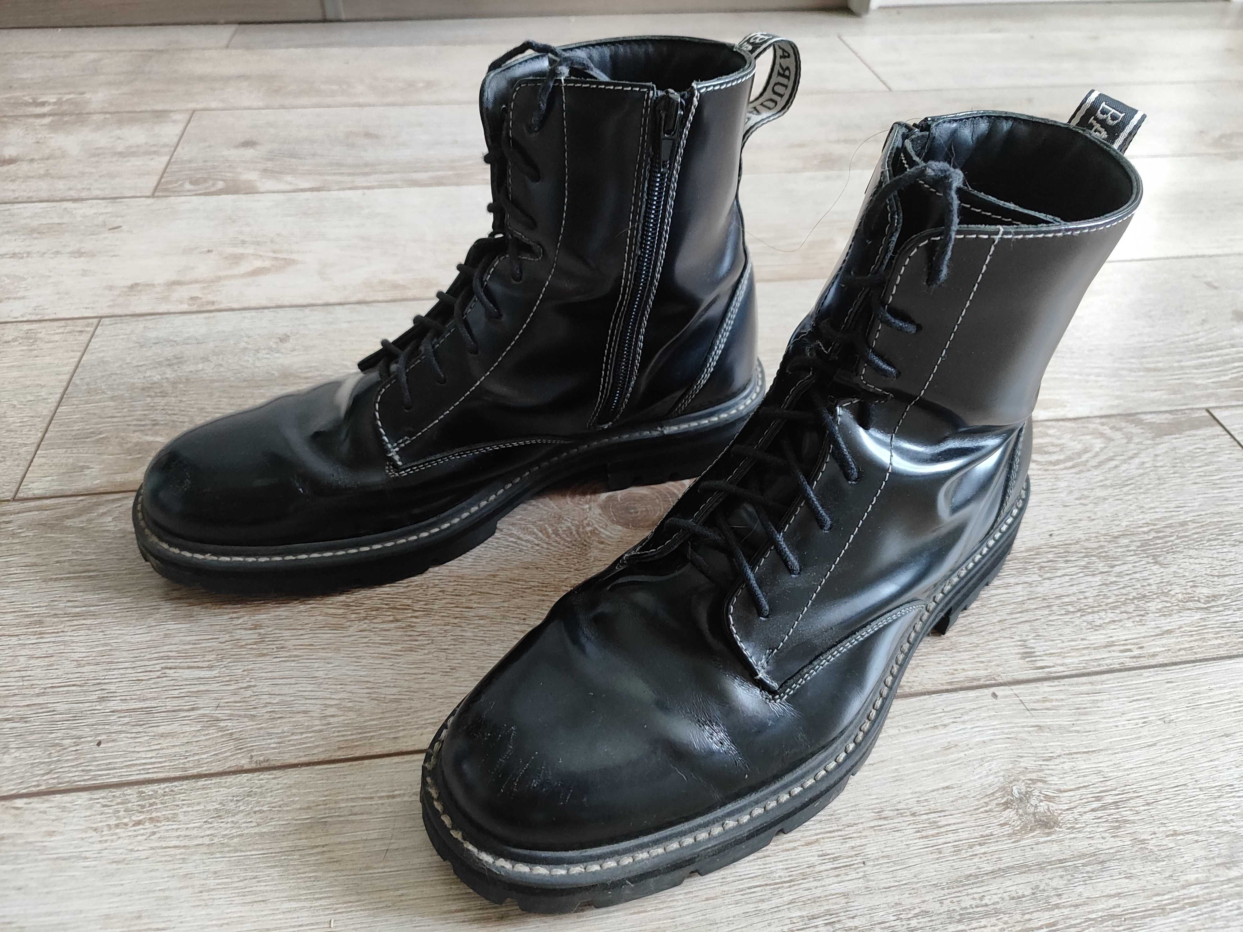 Buty męskie, kozaki, glany, Badura
