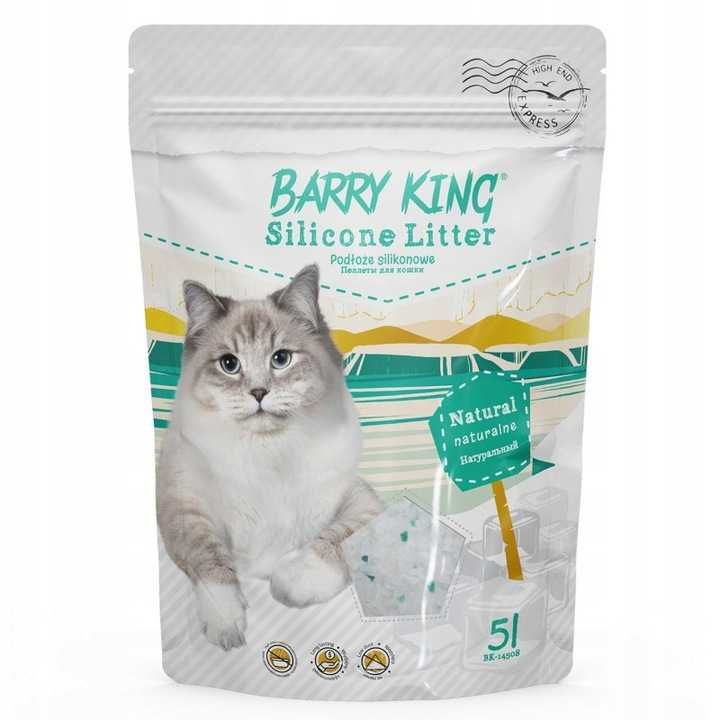 Żwirek Silikonowy Barry King Naturalny 5L x 2