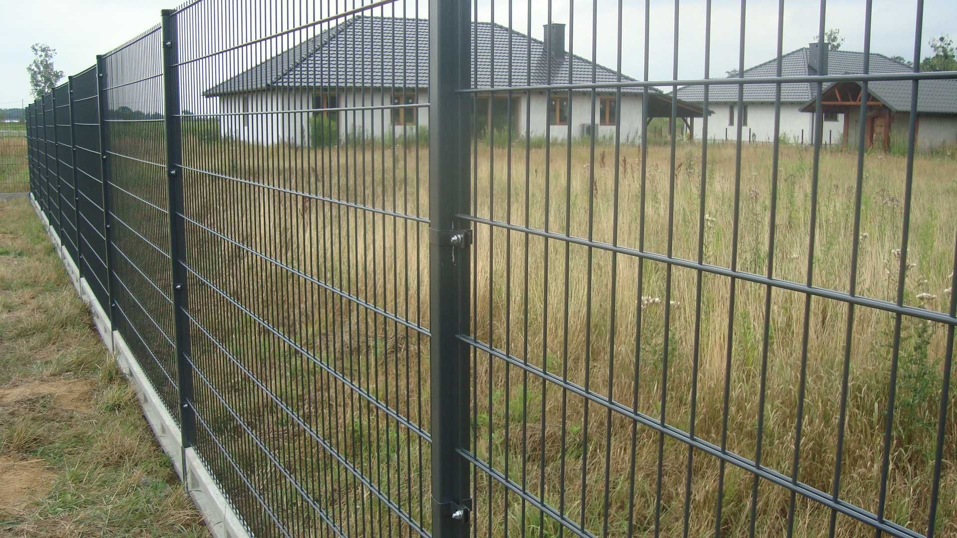 Ogrodzenia panelowe 3D H=1,5m, podmurówka, brama, furtka, słupek