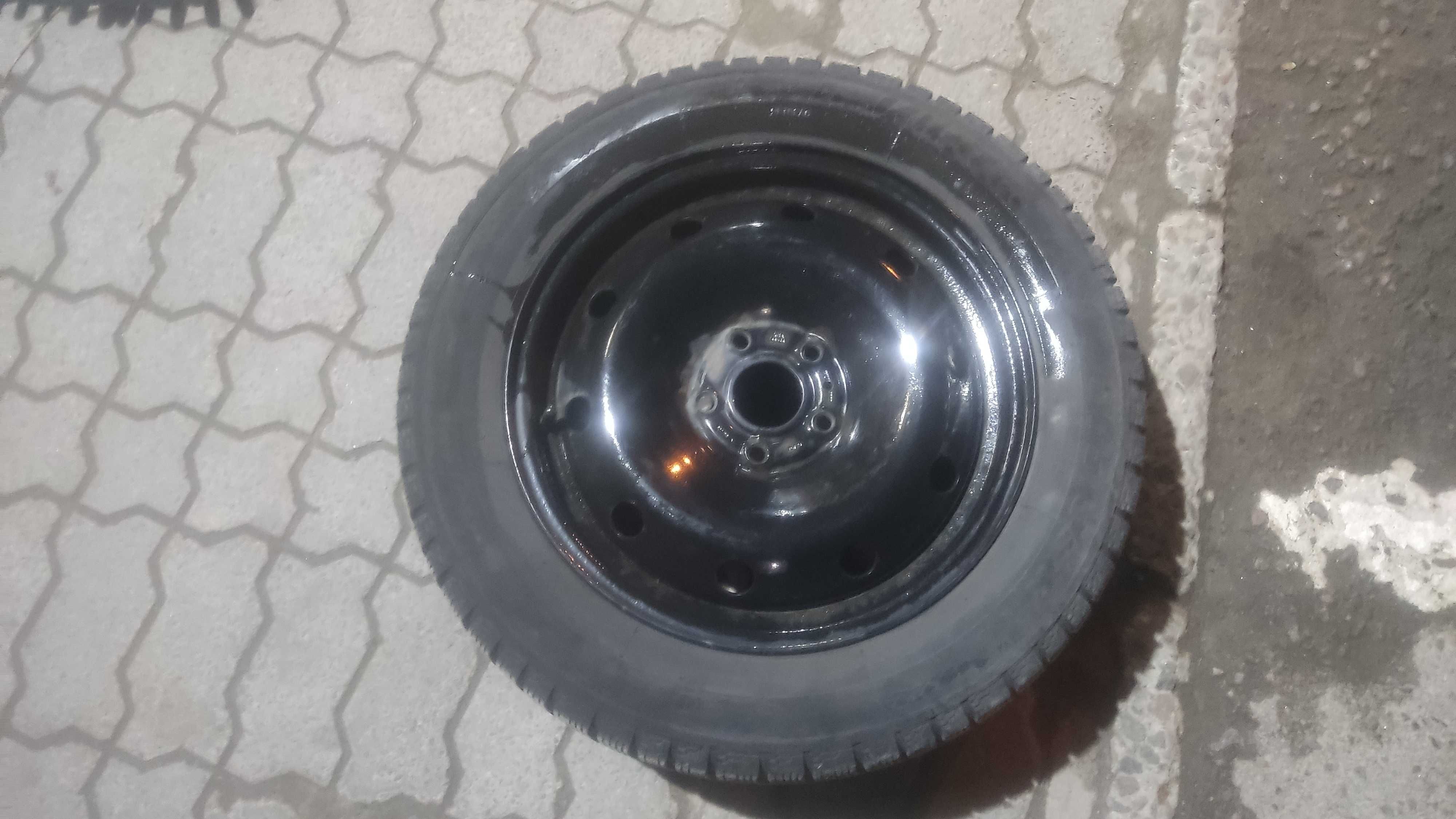 Шини зимові+диски сталь 205/55 R16 91H 5х108 6.5J d60.1 ET50 з Laguna2