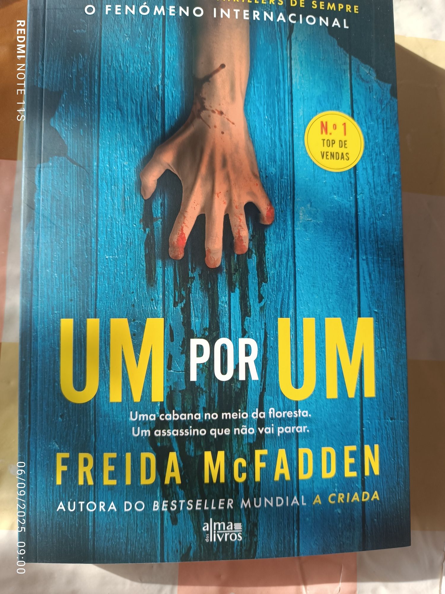 Livro NOVO UM POR UM da FREIDA McFADDEN