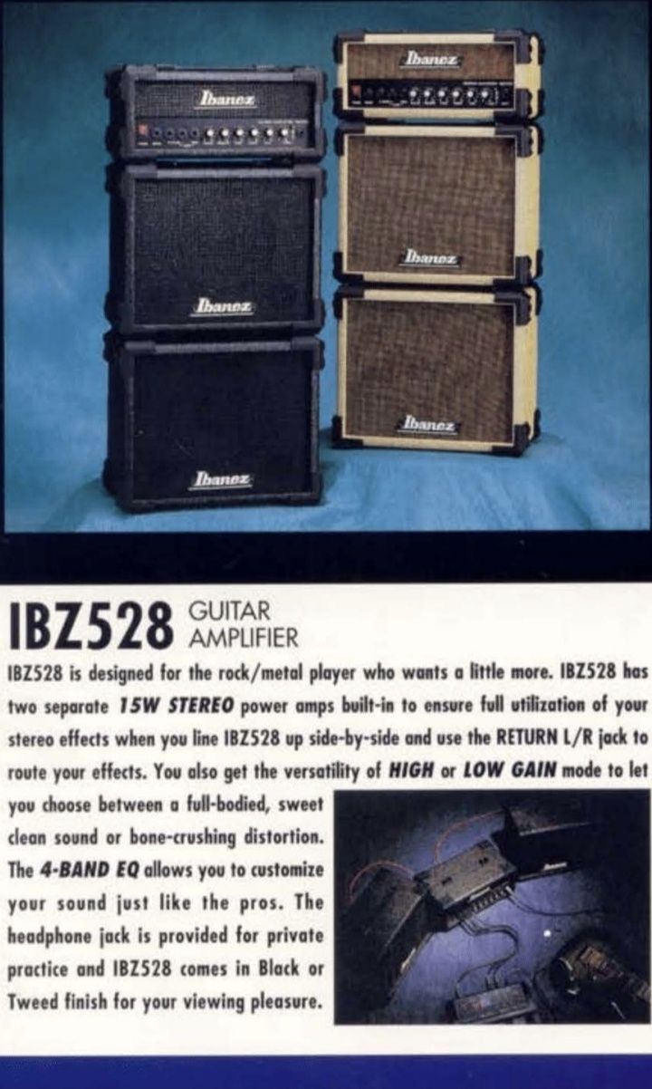 Ibanez- Amplificador guitarra elétrica  vintage