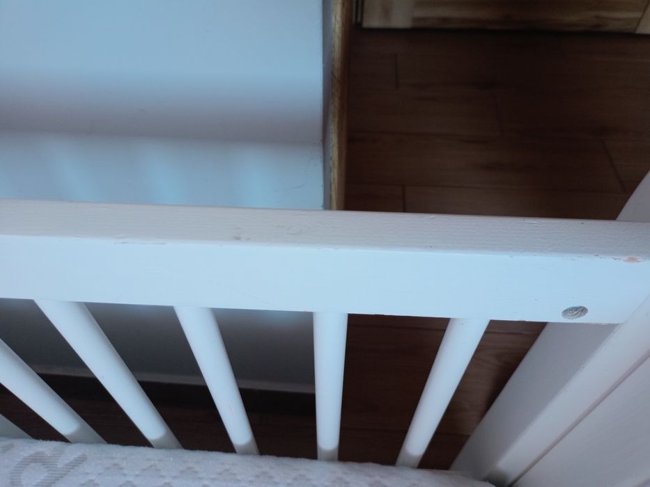 Łóżeczko Luletto 160x80 + materac Rucken stark