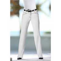 Bonprix Białe Jeansowe Spodnie Jeansy Proste Ze Stretchem Kieszenie 56