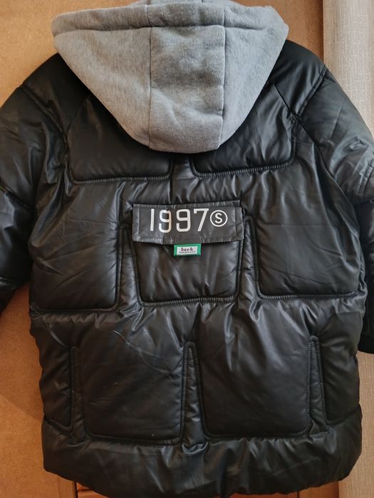 Зимова курточка пуховик 128-134