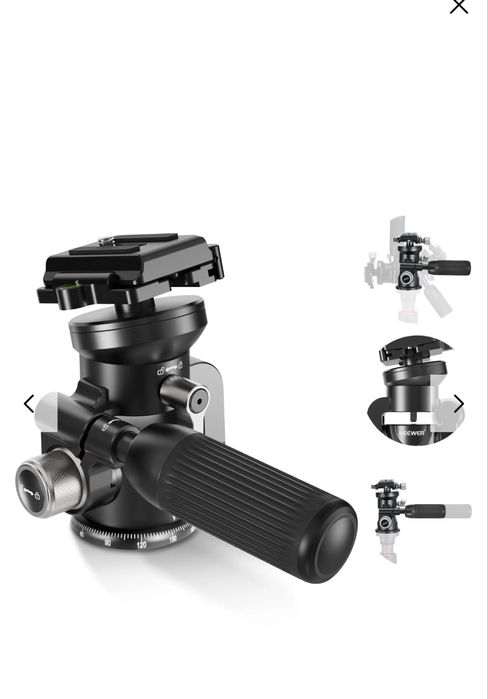 Штативна головка NEEWER TH03 з мікрорегулюванням для відео / фото