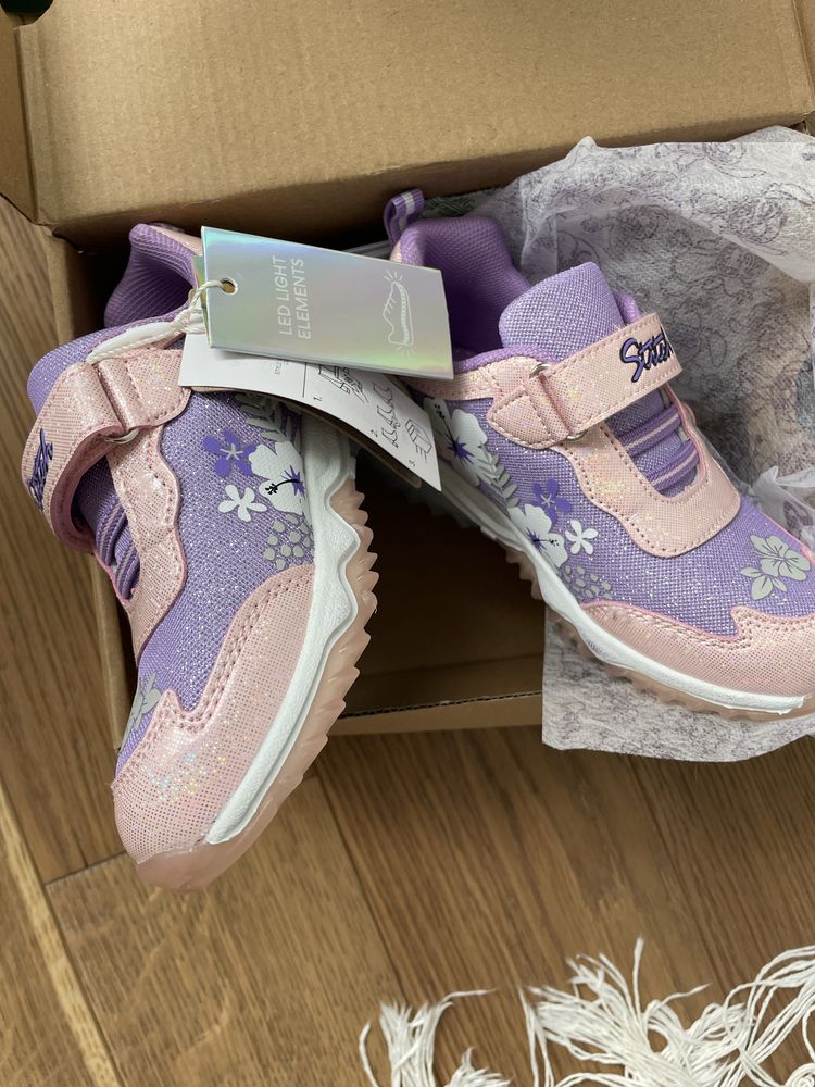 Nowe buty 27 świecące Stitch na gwarancji