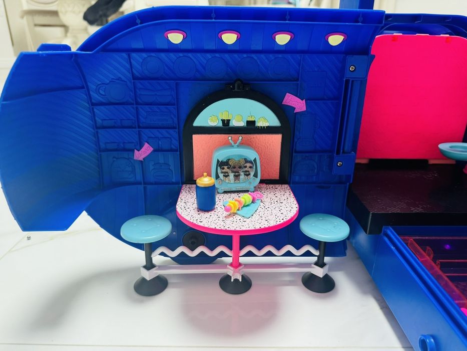 ІГРАШКА- Автобус для ляльок, синій Кемпер ЛОЛ