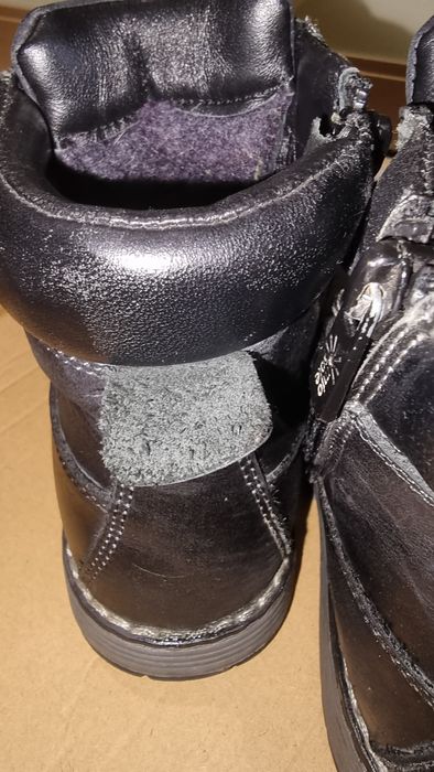 Натуральні шкіряні зимові чобітки термо