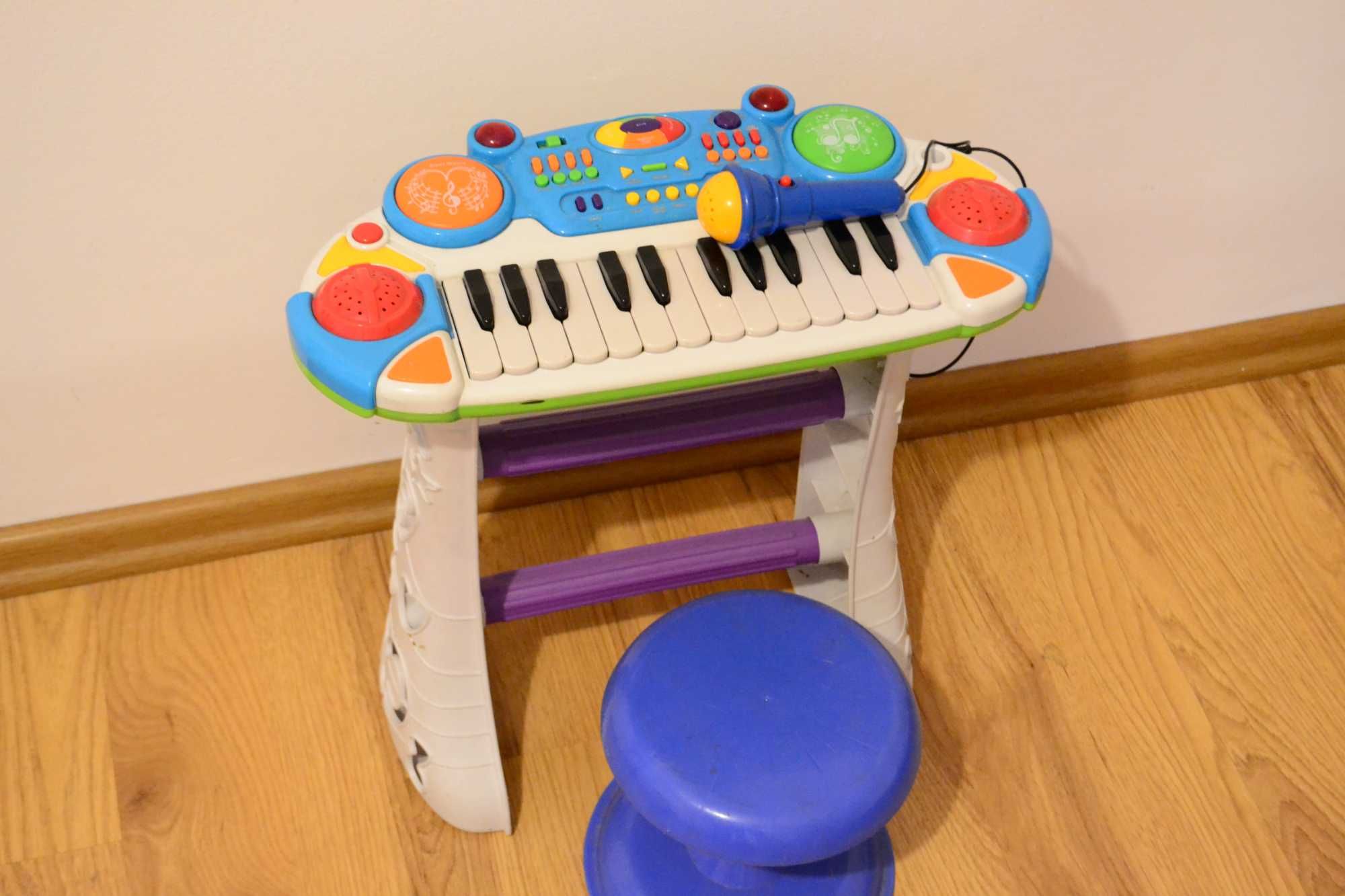Pianinko dziecięce pianino stolik