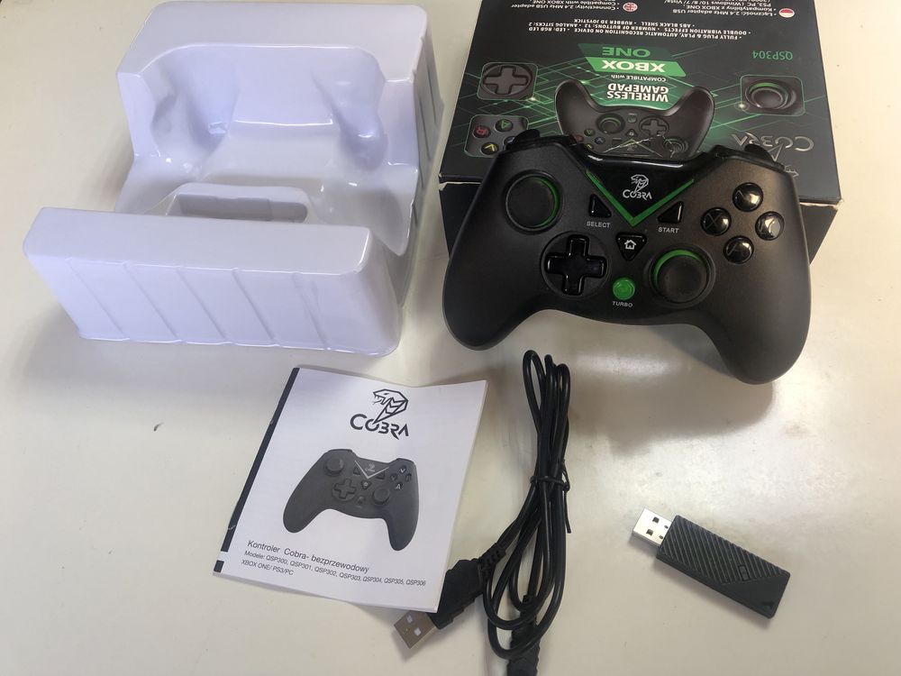 Беспроводной геймпад Savio Cobra QSP304 Black. PC. PS3. XBOX one