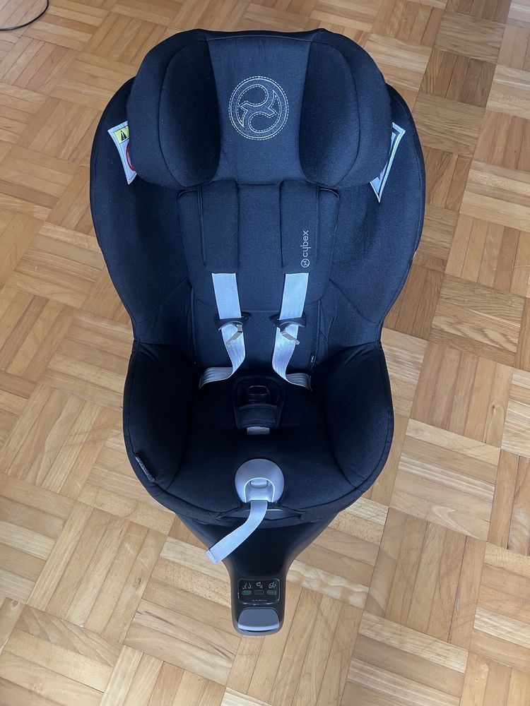 Cybex fotelik sirona z i-size plus deep black + Cybex baza z i-size