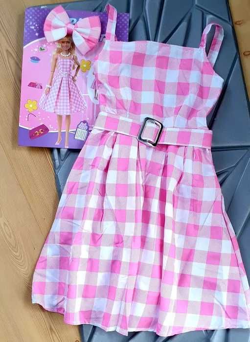 L 122-134 sukienka w stylu Barbie - nowy strój