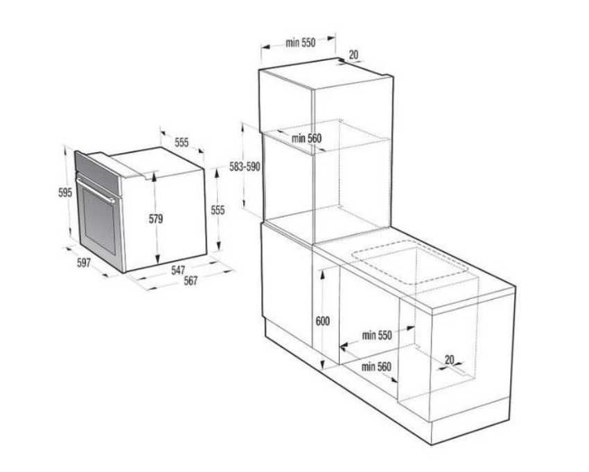 Духовка электрическая Gorenje BO758ORAB