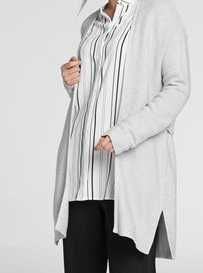 kardigan z moherem i wiazaniem m