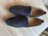 Лоферы, Слипоны, туфли замша 45 р Massimo Dutti