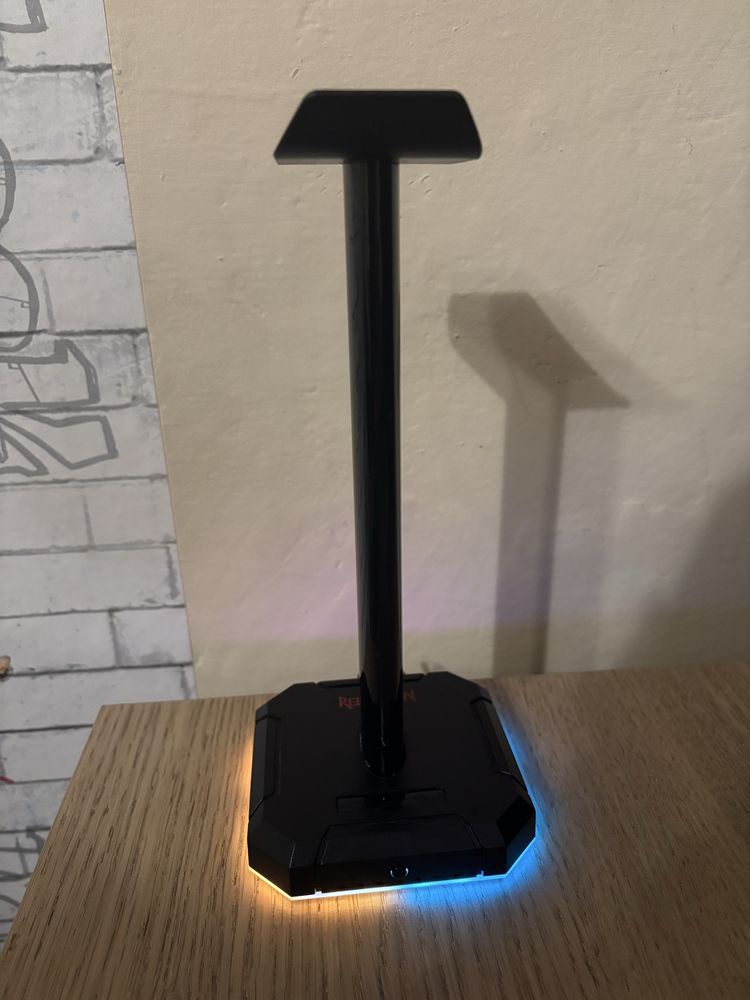 Stojak na sluchawki redragon scepter pro rgb  4xusb a