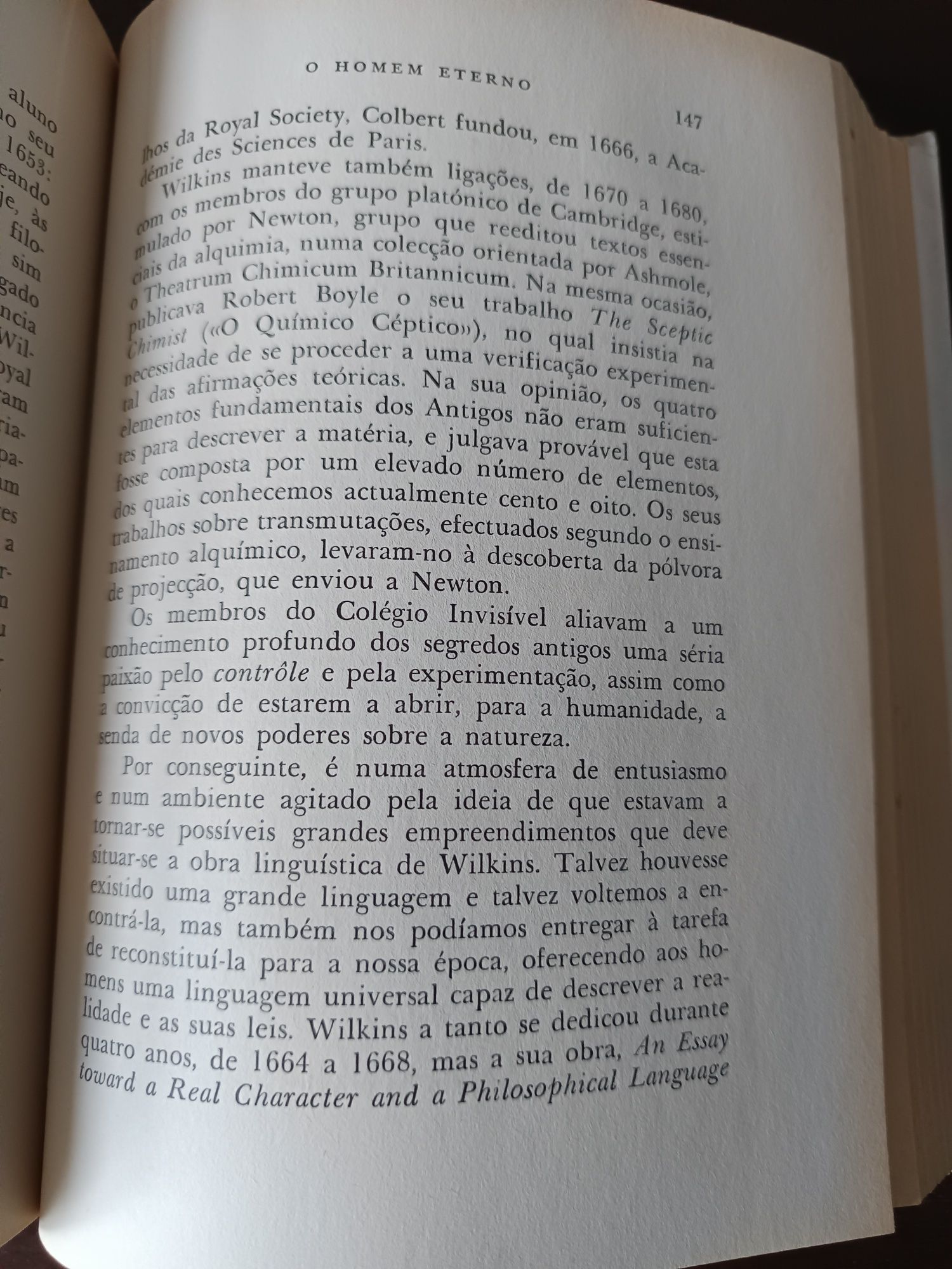 Livro "O Homem eterno" Louis Pauwels e Jacques Bergier