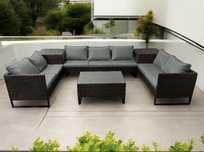 Meble ogrodowe zestaw technorattan sofa narożnik kolory