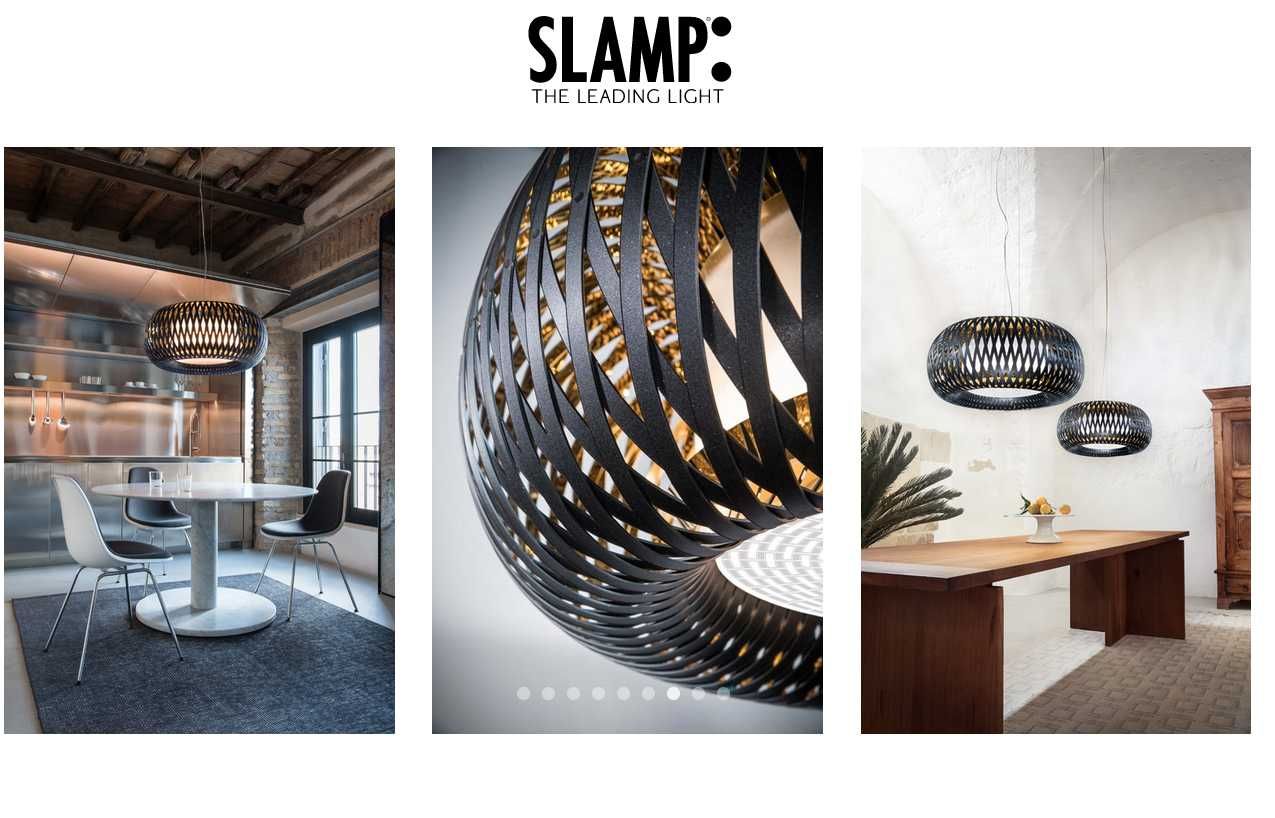 LAMPA PREMIUM SLAMP Kalatos, fv23%, nowa, czarno-złota. fv23%