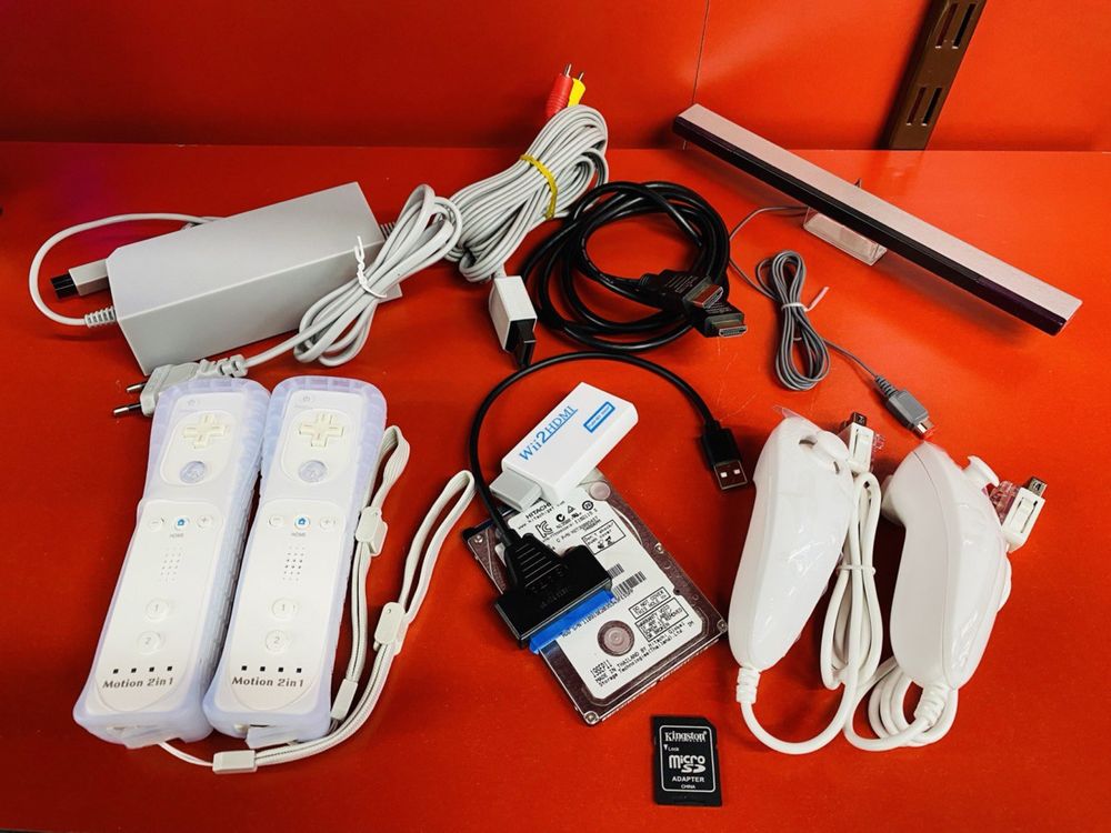 Приставка Nintendo Wii ⦿ HDD 500 GB ⦿ Топовий комплект ⦿ Магазин
