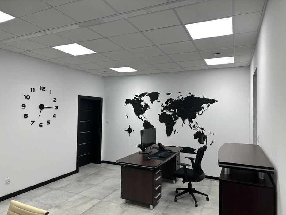 Mapa Świata 3D 150x90cm język polski, czarna, prezent