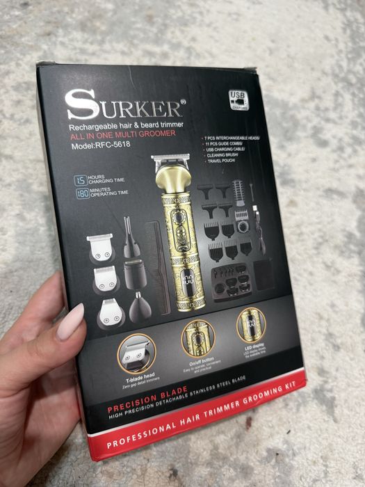Тример для волосся та бороди Surker All-in-One Multi Groomer