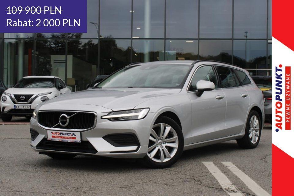 Volvo V60 Momentum Pro +14KM Hybryda, 2021r. *Carplay* LED* Kamera* Tempomat* FV