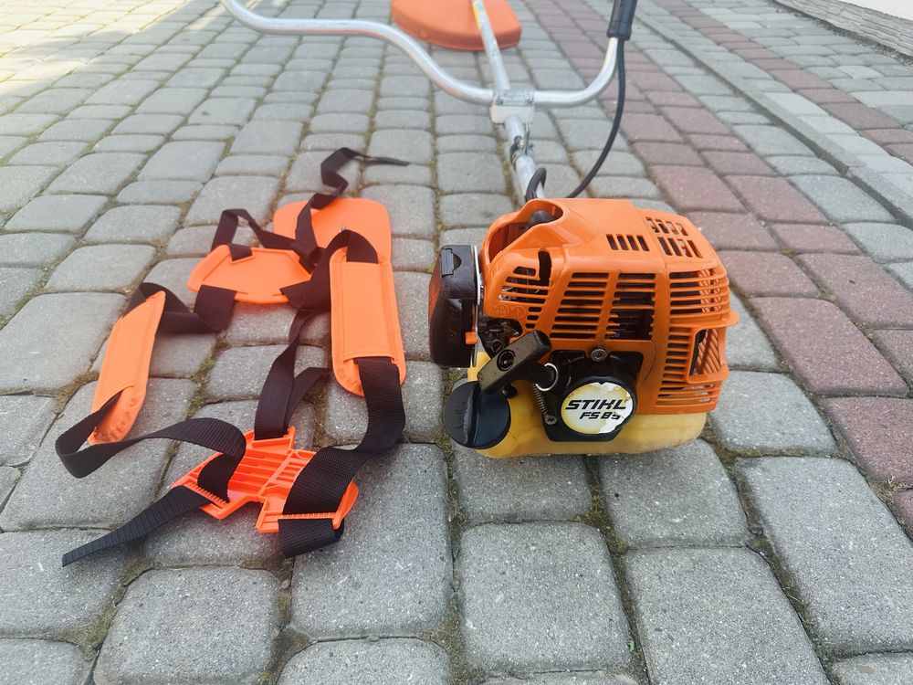 Kosa spalinowa Stihl FS 85 C - 1,3 km szelki w zestawie