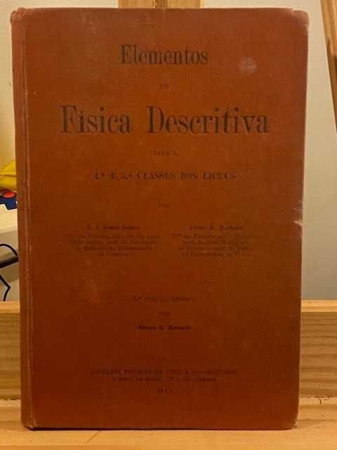 Livro Antigo – Elementos de Física Descritiva