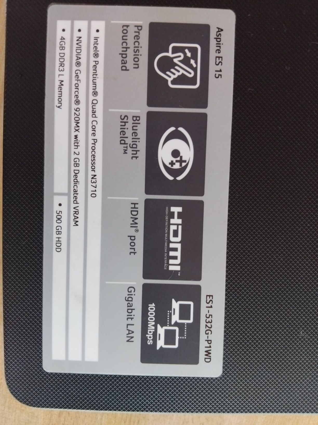 Portátil Acer Aspire ES15 – Vende-se no estado (bateria avariada)