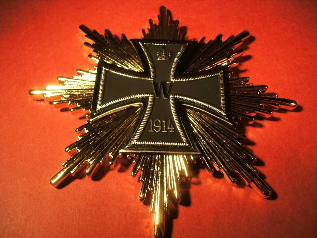 Estrela da Gra Cruz da Cruz de Ferro 1914 WW1 2Reich