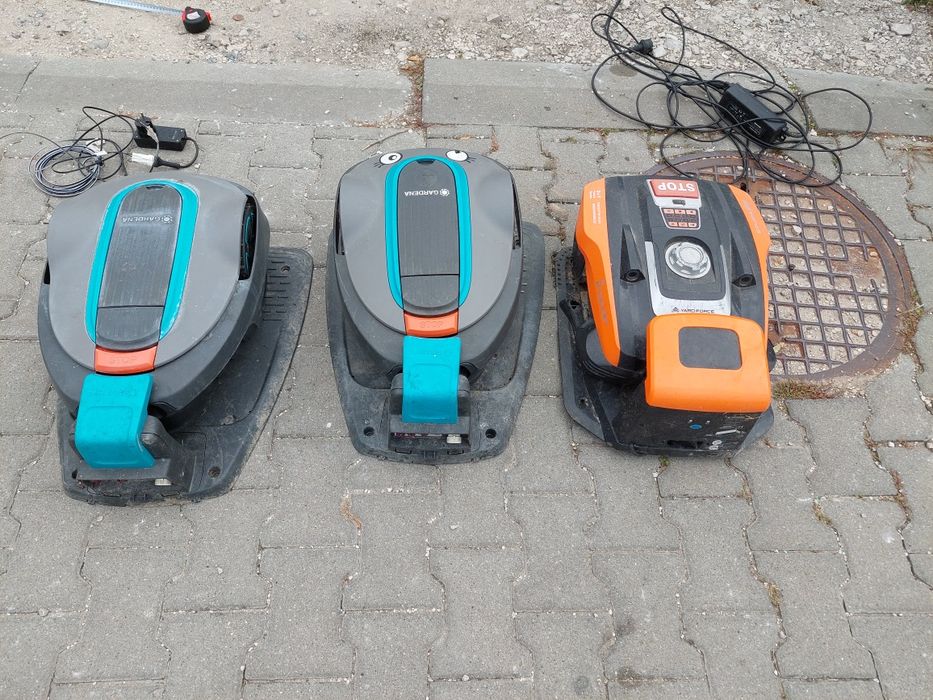 Kosiarki Gardena smart sileno city,silent city i yardforce compact 400