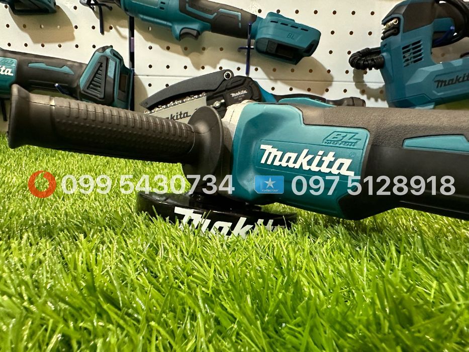 Болгарка аккумуляторна Makita DGA504 диск 125 мм КШМ 9500об/хв без АКБ