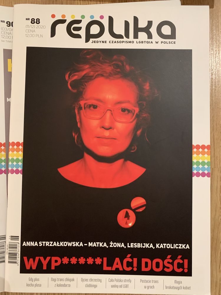 Replika Magazyn społeczności LGBT+, 5 numerów miesięcznika