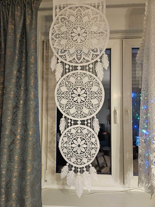 Panele okienne 45 x 140 cm łapacz snów dekoracja okno 2 sztuki