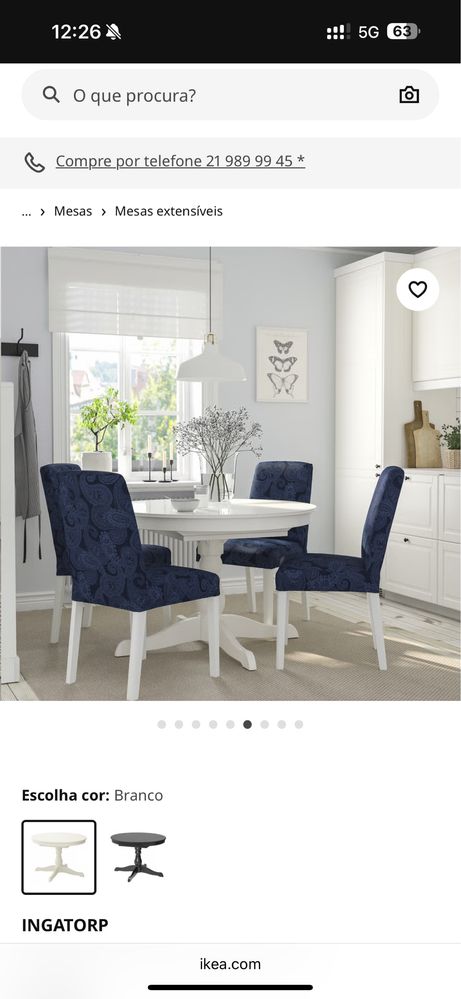 Mesa extensivel Ikea