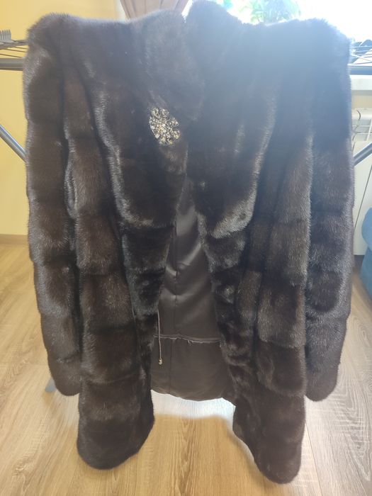 Шуба норкова, шуба-трансформер 48(+6)