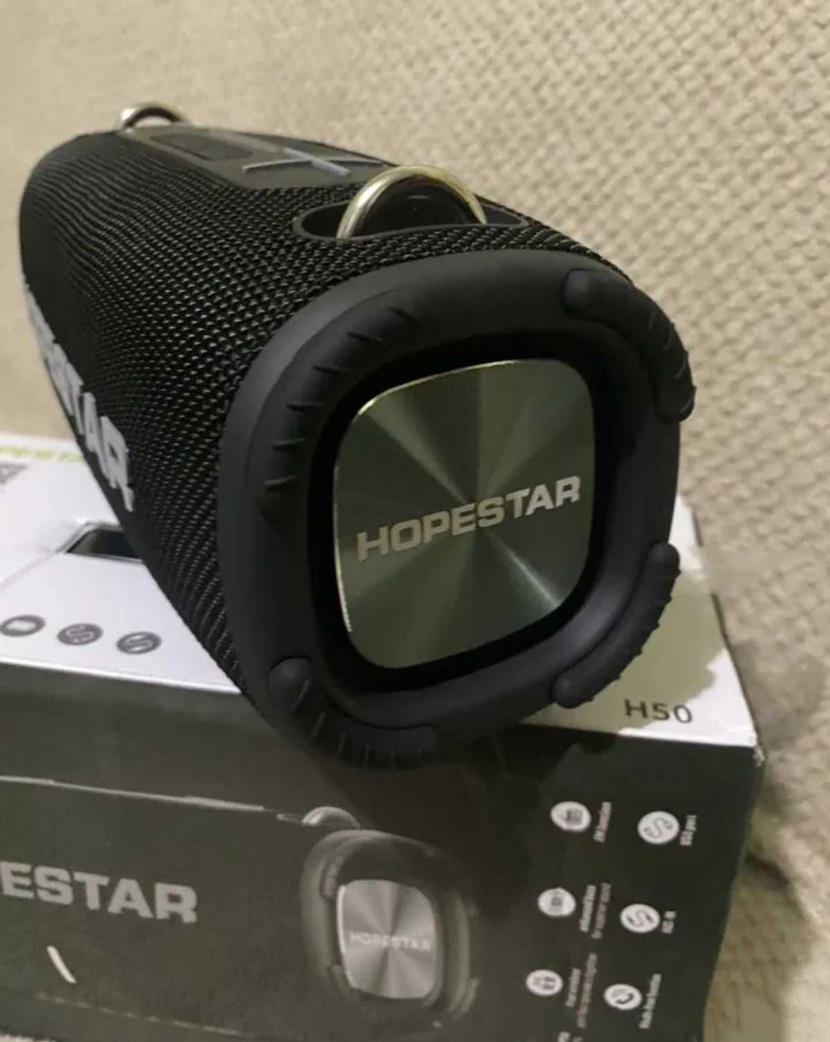 Колонка бездротова HOPESTAR H50, портативна блютуз колонка