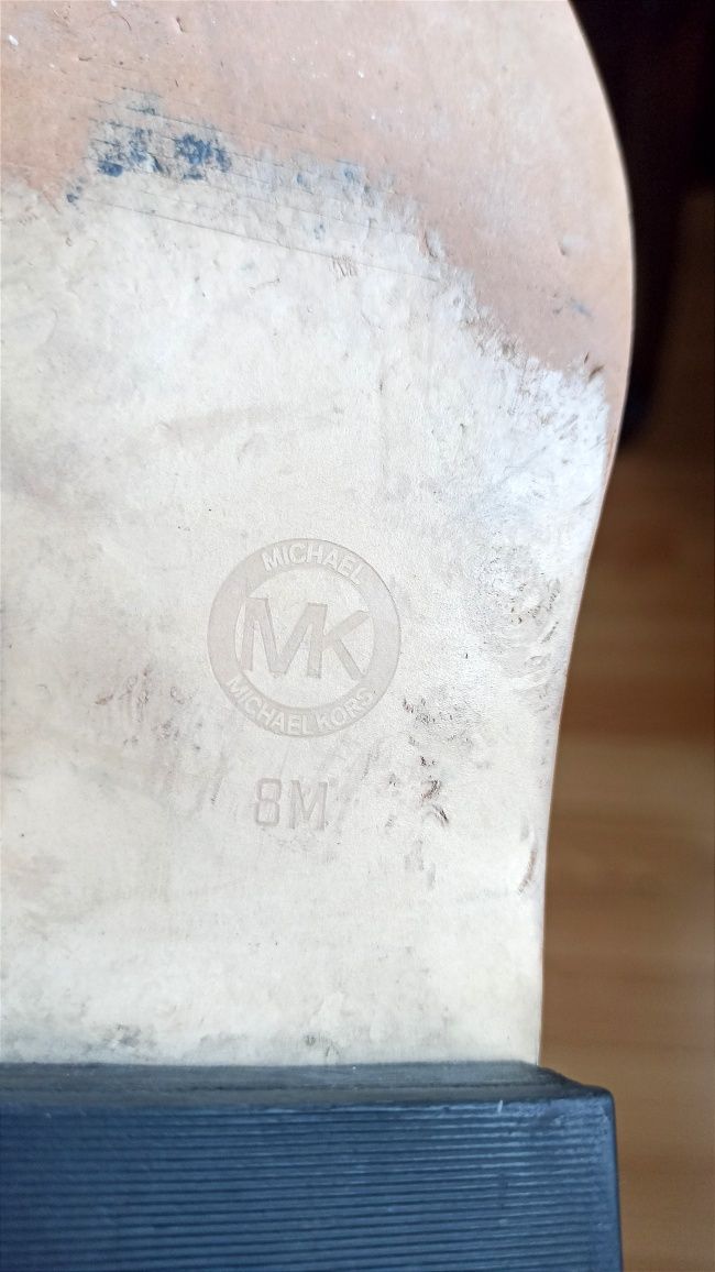 Skórzane botki Michael Kors 40