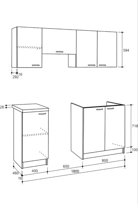 Кухня дуб сонома нова