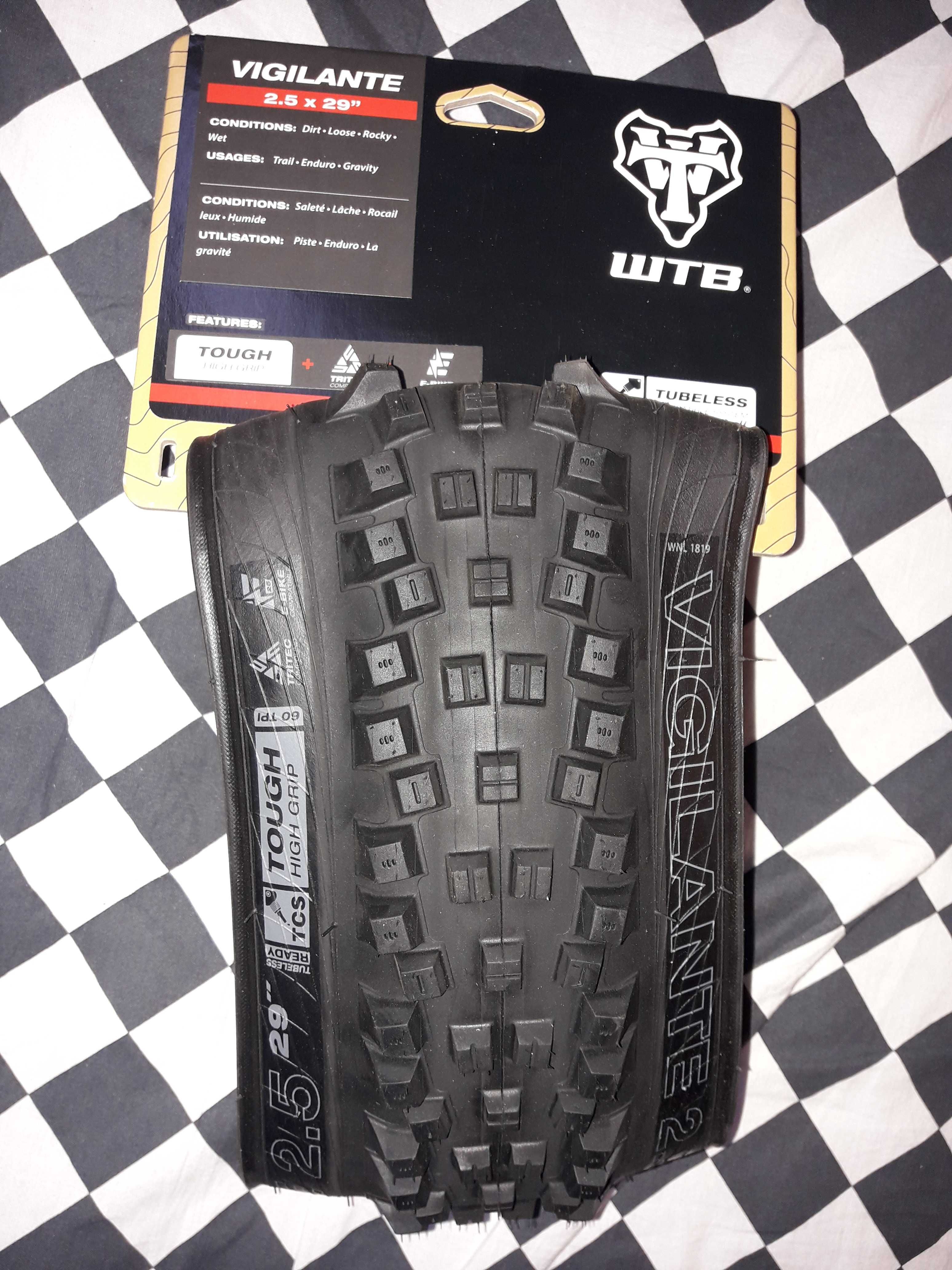 Opona WTB Vigilante 29 x 2.5 Tough High Grip 60TPI TRITEC Evo2 E-bike