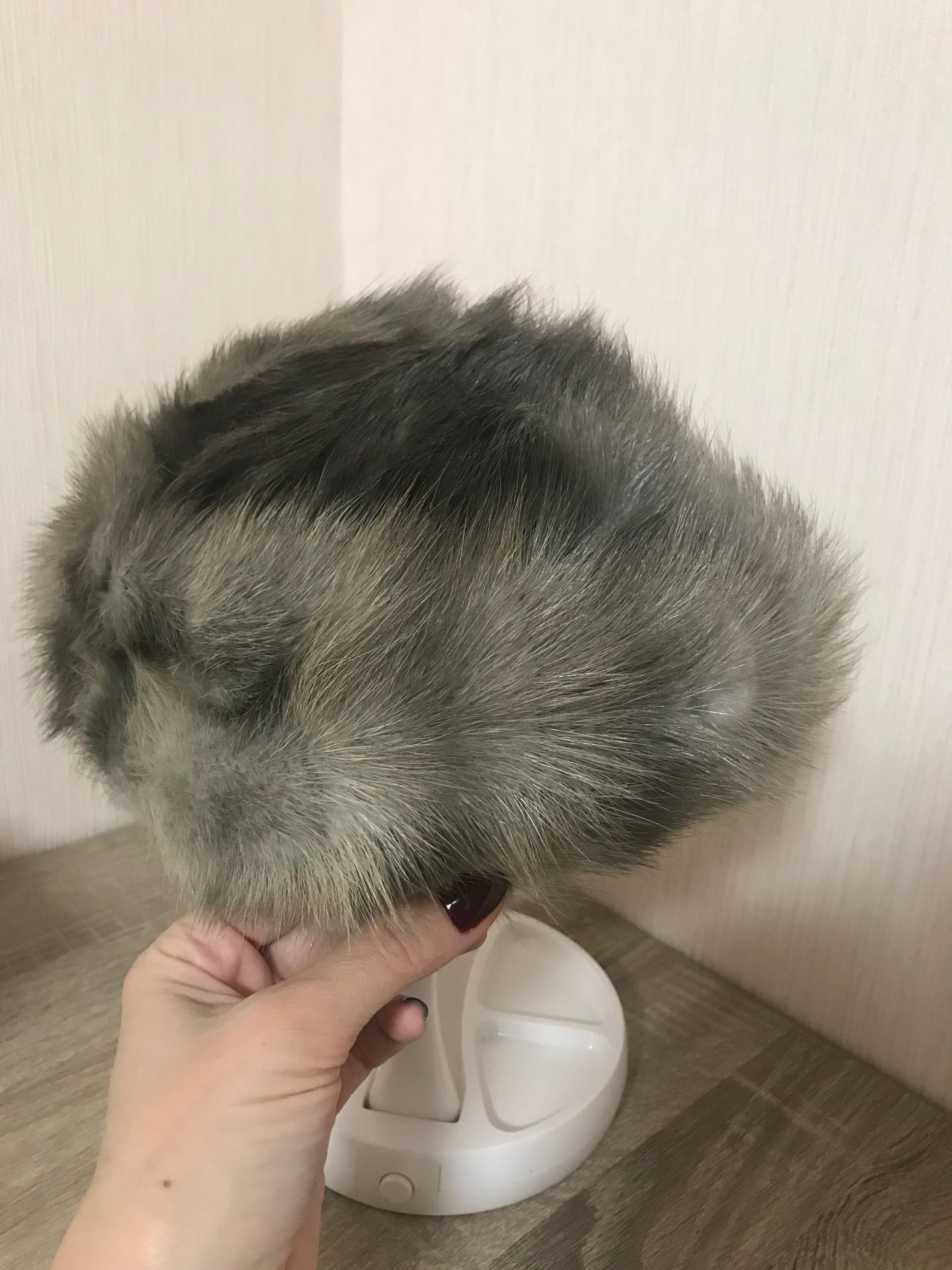 Шапка натуральне хутро норка декор