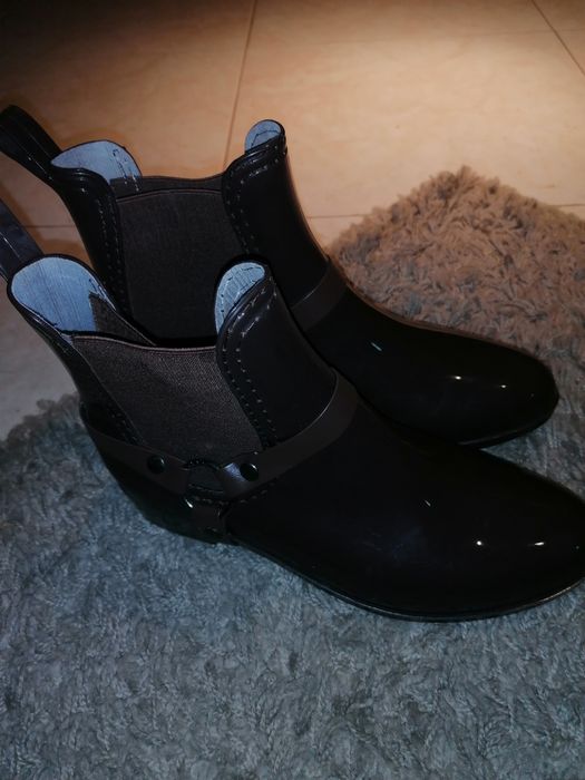 Botins de chuva castanhos 37