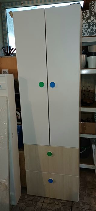 Szafa dziecięca Ikea Smastad Stuva szuflady biała